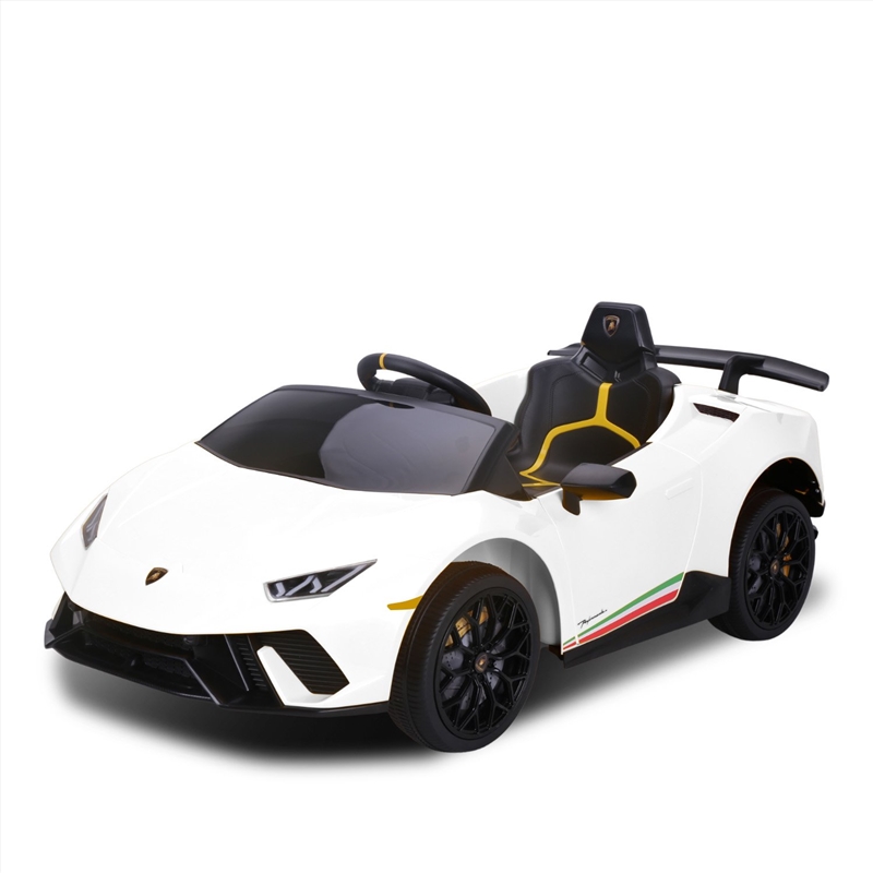 Kahuna Lamborghini Performante Kids Electric Ride On Car Remote Control by Kahuna - White/Product Detail/Bikes Trikes & Ride Ons