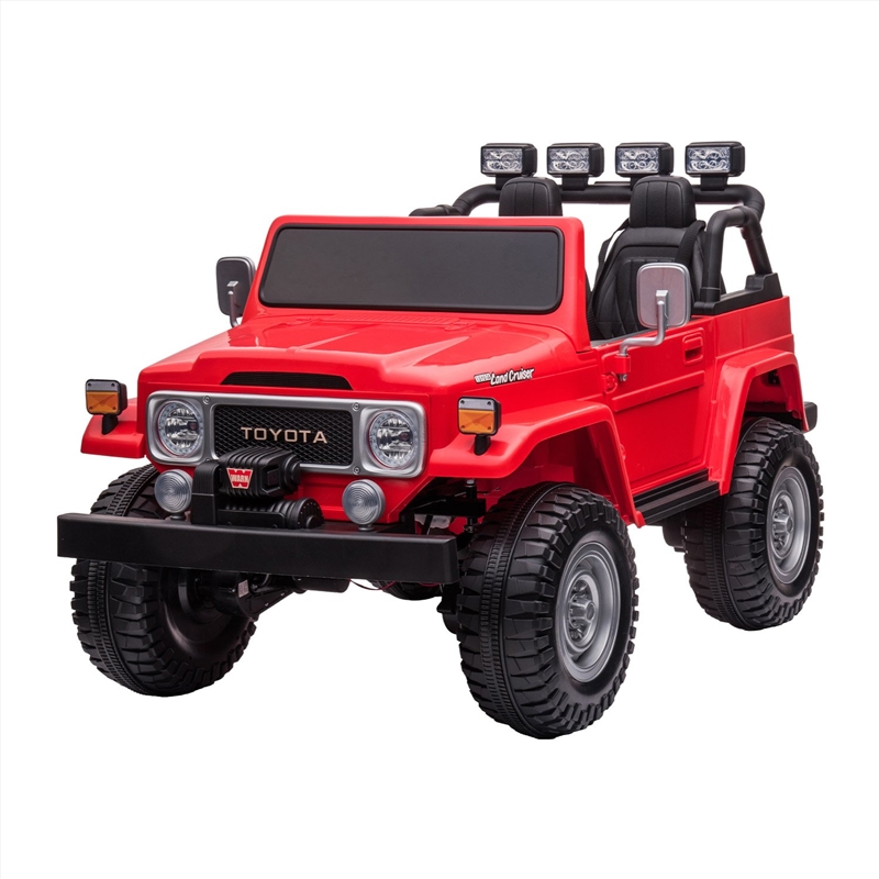 Kahuna Licensed Toyota FJ-40 Electric Kids Ride On Car by Kahuna - Red/Product Detail/Bikes Trikes & Ride Ons