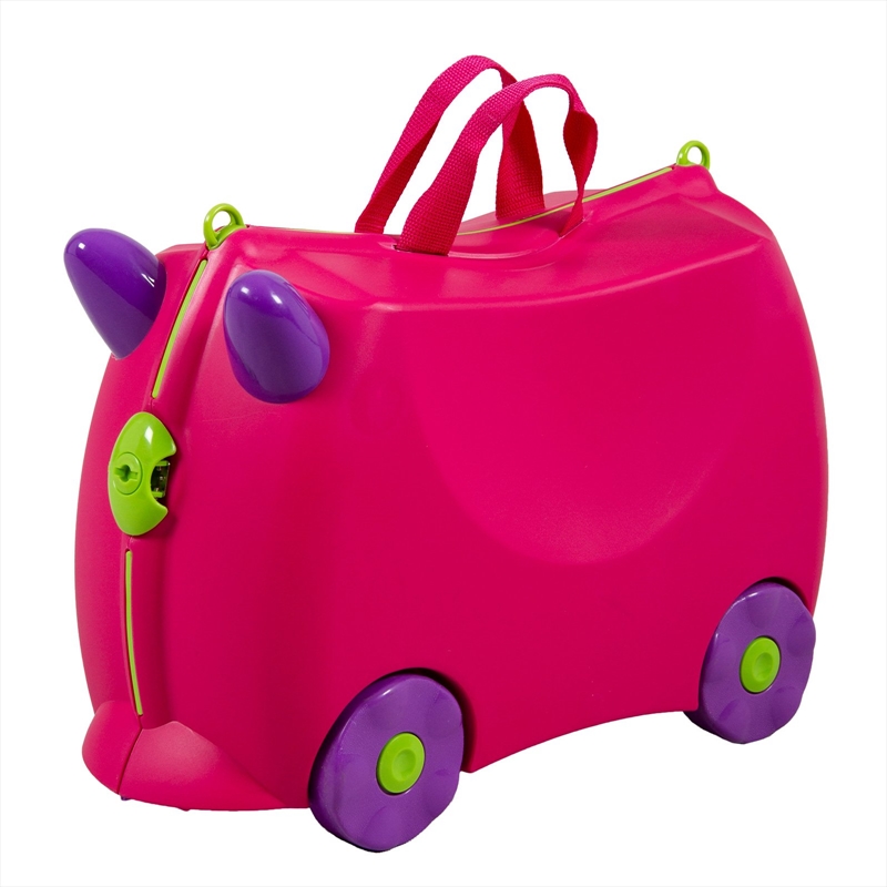 Kiddicare Bon Voyage Kids Ride On Suitcase Luggage Travel Bag Pink/Product Detail/Bags