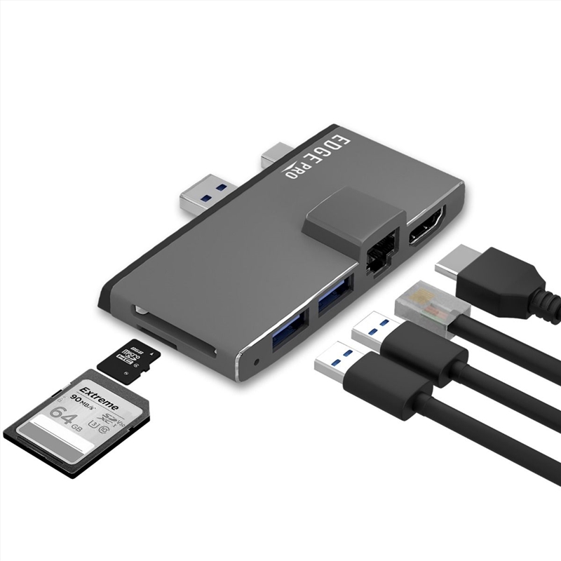 mbeat Edge Pro Multifunction USB- C Hub with LAN for Microsoft Surface Pro Gen 5/6/Product Detail/Electronics