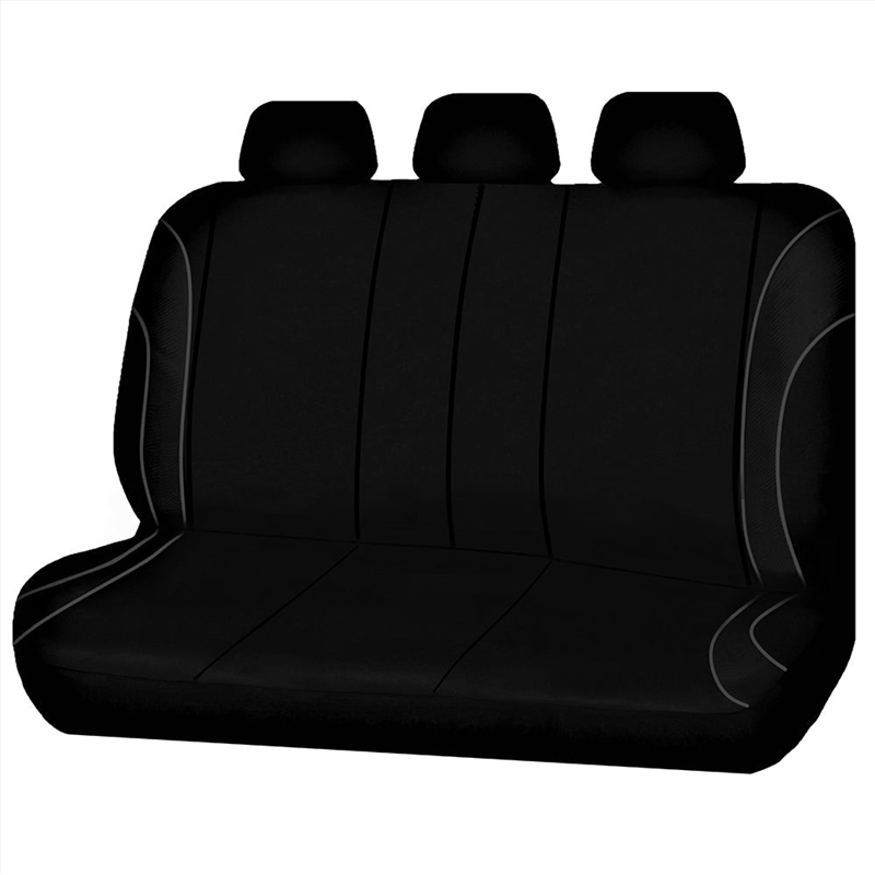 Universal Strident Rear Seat Covers Size 06/08S  Grey Piping/Product Detail/Outdoor