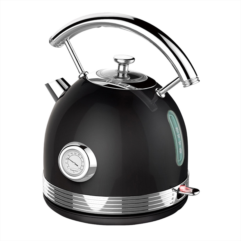 PHILEX 1.7 Black Electric Kettle Boiler Stainless Steel Retro/Product Detail/Appliances