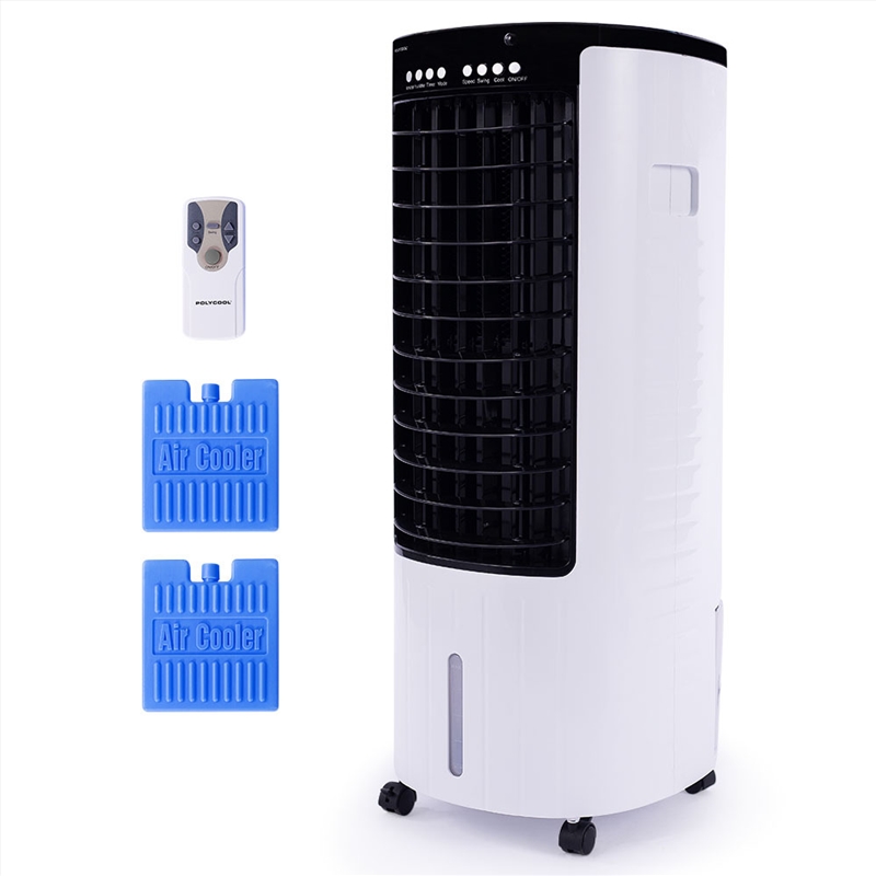 POLYCOOL 12L Portable Evaporative Air Cooler 24 Hour Timer 4 in 1 Cooling Fan/Product Detail/Appliances
