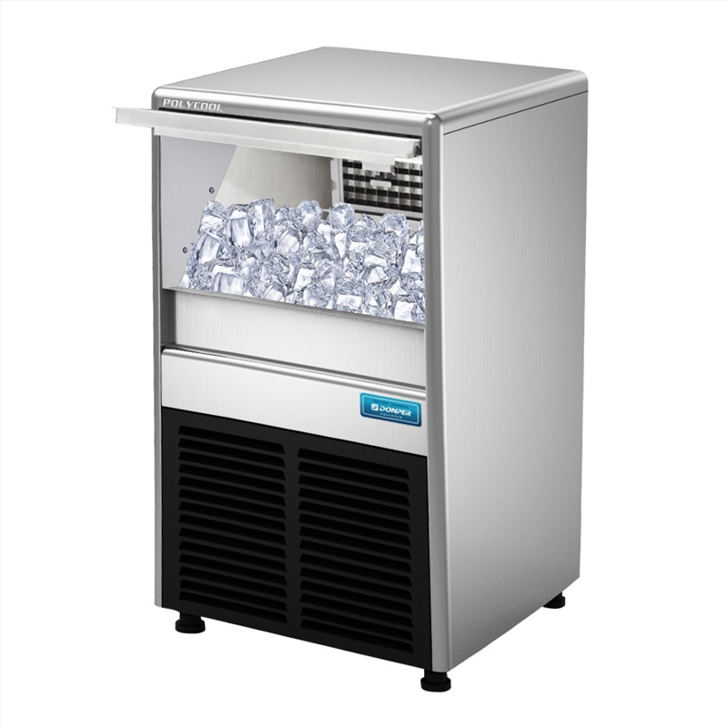 POLYCOOL Commercial Automatic Ice Cube Maker, Free Standing Stainless Steel Ice Machine, 410 Grade/Product Detail/Appliances