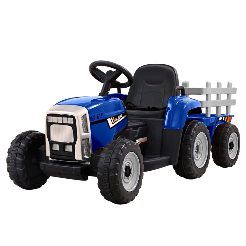 Rigo Ride On Car Tractor Trailer Toy Kids Electric Cars 12V Battery Blue/Product Detail/Bikes Trikes & Ride Ons
