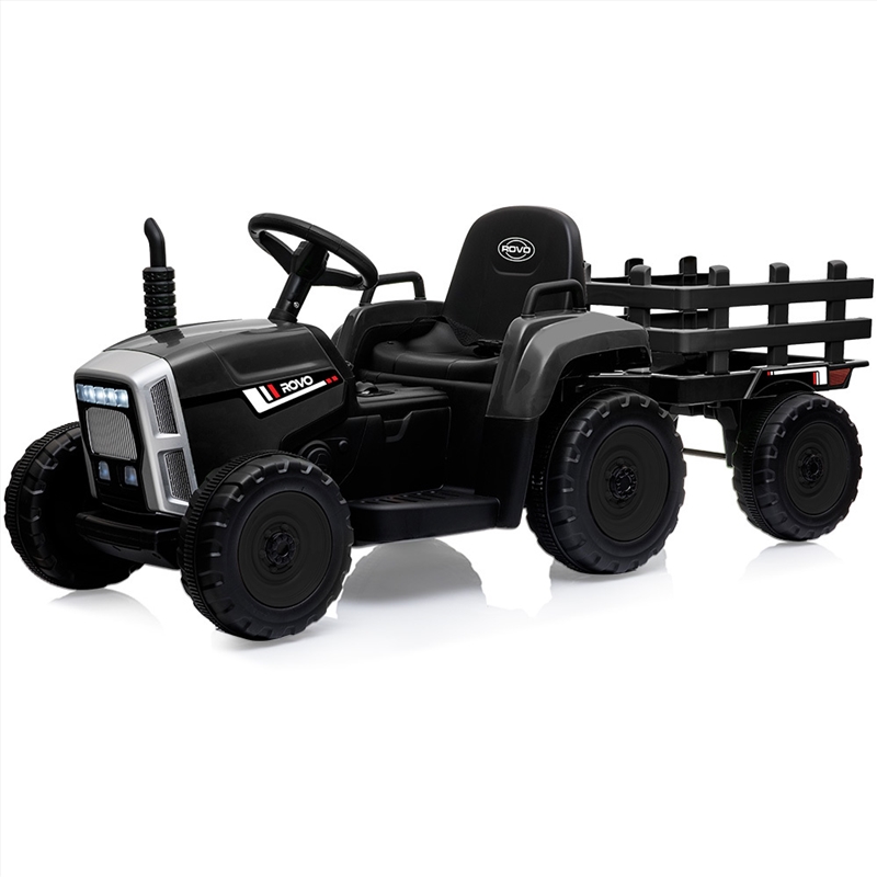 ROVO KIDS Electric Battery Operated Ride On Tractor Toy, Remote Control, Black/Product Detail/Bikes Trikes & Ride Ons