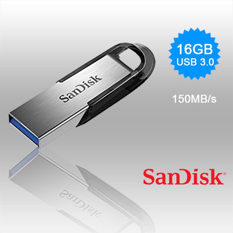 SANDISK 16GB CZ73 ULTRA FLAIR USB 3.0 FLASH DRIVE upto 150MB/s/Product Detail/Electronics