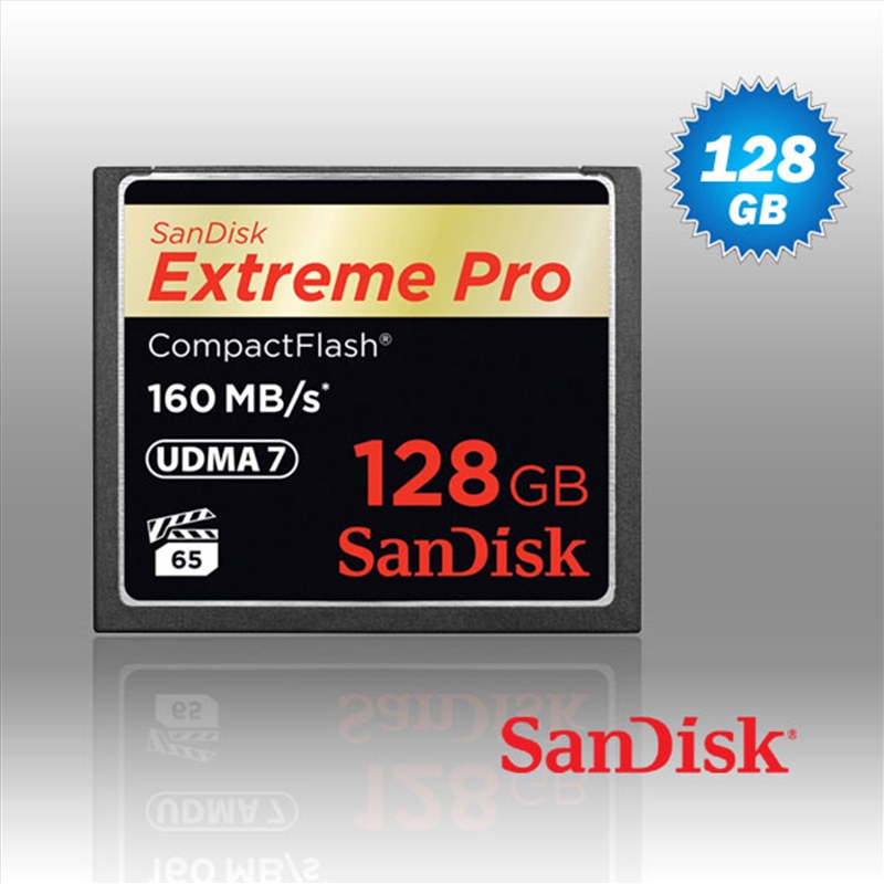 SanDisk Extreme Pro CFXP 128GB CompactFlash 160MB/s (SDCFXPS-128G)/Product Detail/Electronics