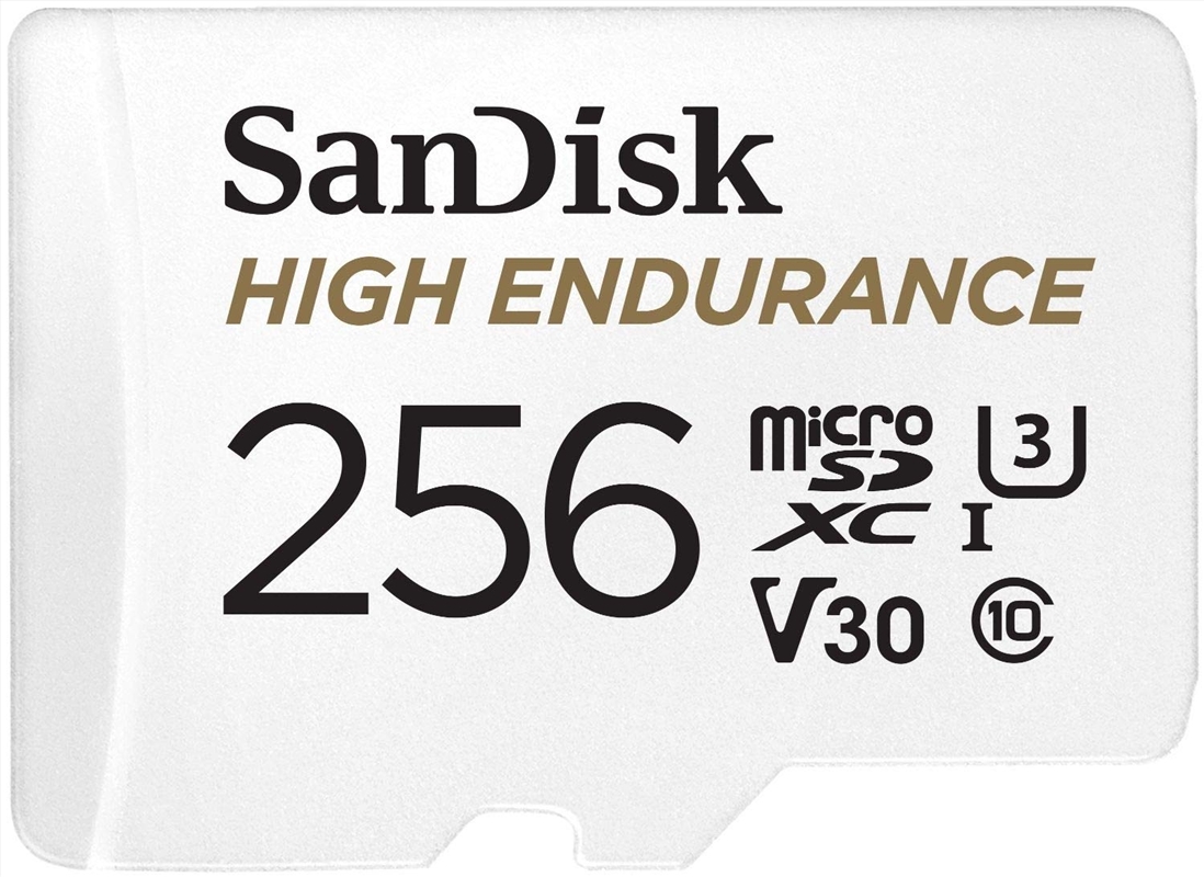 SANDISK HIGH ENDURANCE MICROSDHC CARD SQQNR 256G UHS-I C10 U3 V30 100MB/S R 40MB/S W SD ADAPTOR SDSQ/Product Detail/Electronics