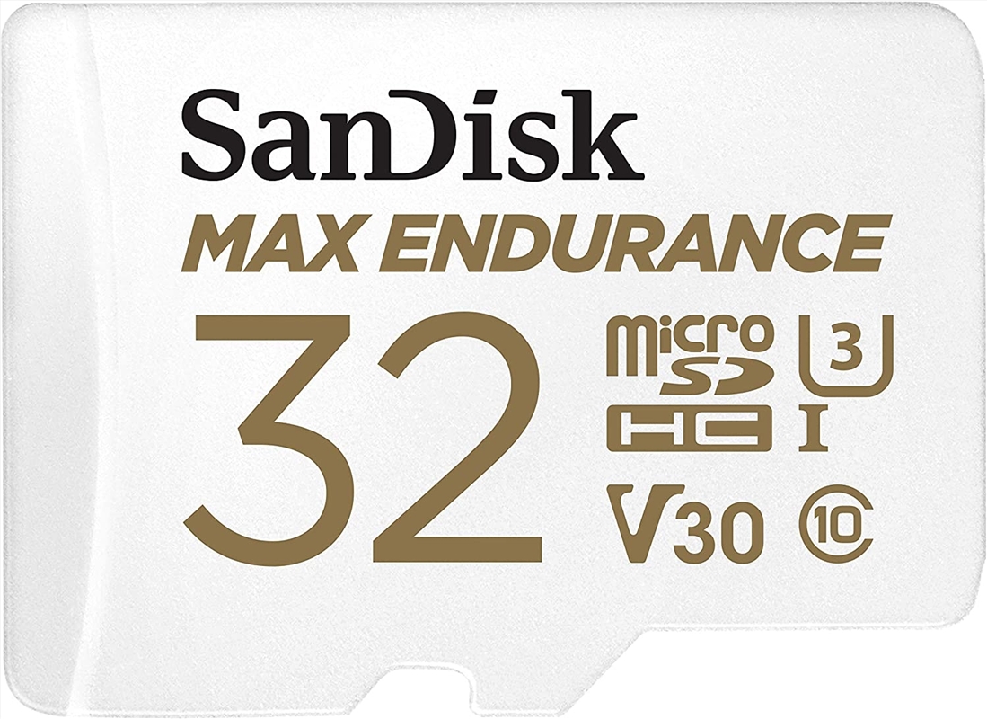 Sandisk Max Endurance Microsdhc Card SQQVR 32G (15 000 HRS) UHS-I C10 U3 V30 100MB/S R 40MB/S W SD A/Product Detail/Electronics