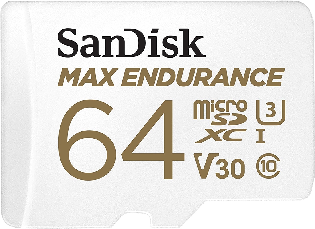 Sandisk Max Endurance Microsdxc Card SQQVR 64G (30 000 HRS) UHS-I C10 U3 V30 100MB/S R 40MB/S W SD A/Product Detail/Electronics