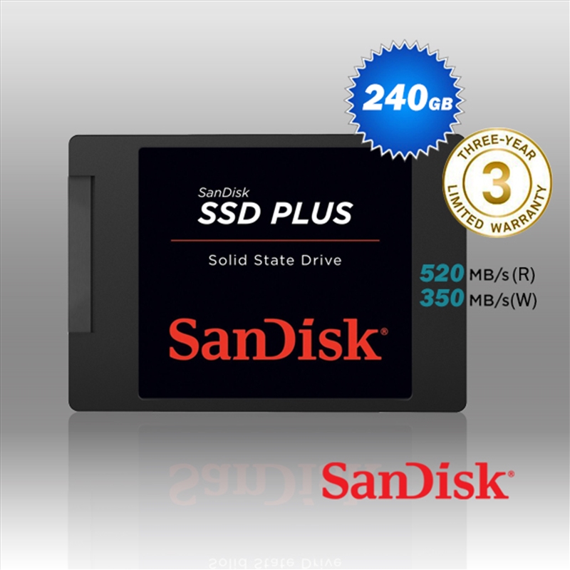 SanDisk SSD Plus 240GB 2.5 inch SATA III SSD SDSSDA-240G/Product Detail/Electronics