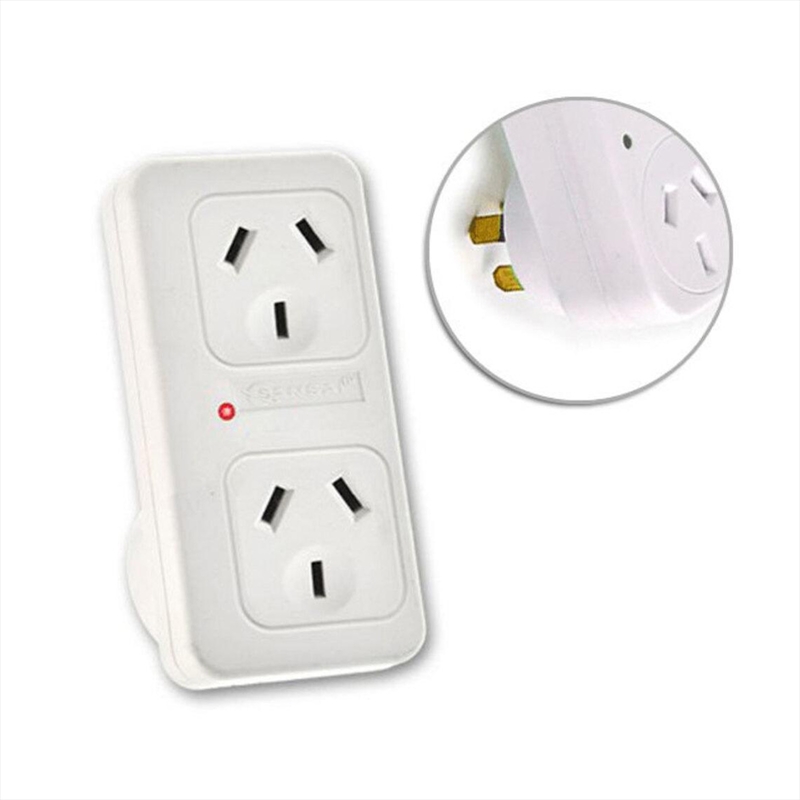 Sansai Powerpoint Surge Protector Adaptor Double Vertical/Product Detail/Accessories