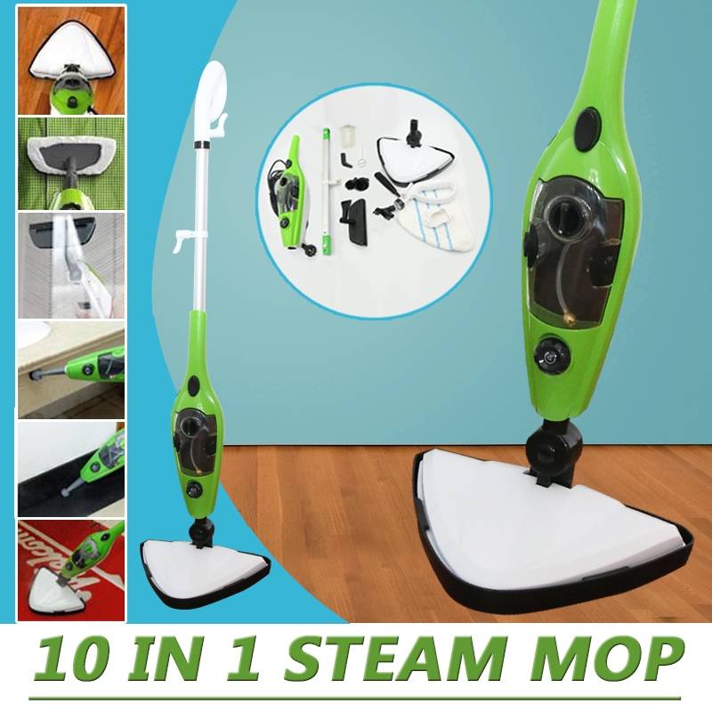 10 in 1 360 degree Steam Mop Floor Cleaner Kitchen Steaming Cleaning Use Water/Product Detail/Appliances