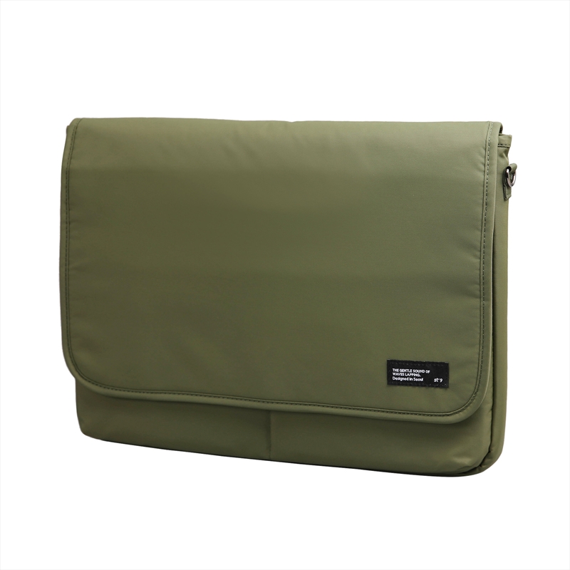 ST'9 L size 15.6/16 inch Khaki Laptop Sleeve Padded Shoulder Bag Travel Carry Case LATO/Product Detail/Bags
