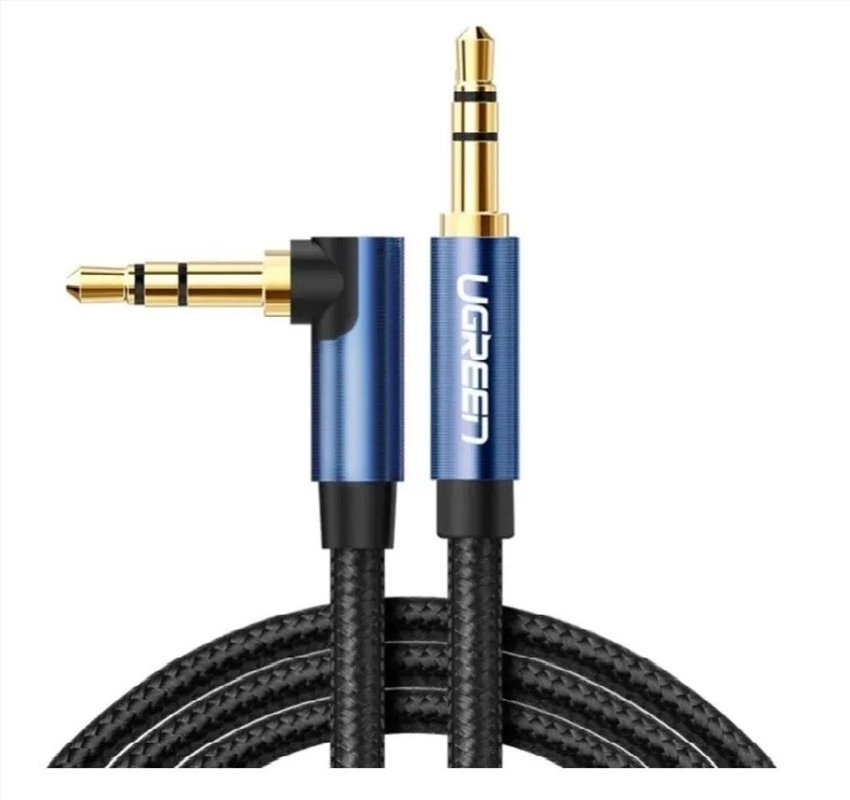 UGREEN 60181 3.5mm Male to 3.5mm Male Cable Gold Plated Metal Case with Braid 2M/Product Detail/Cables