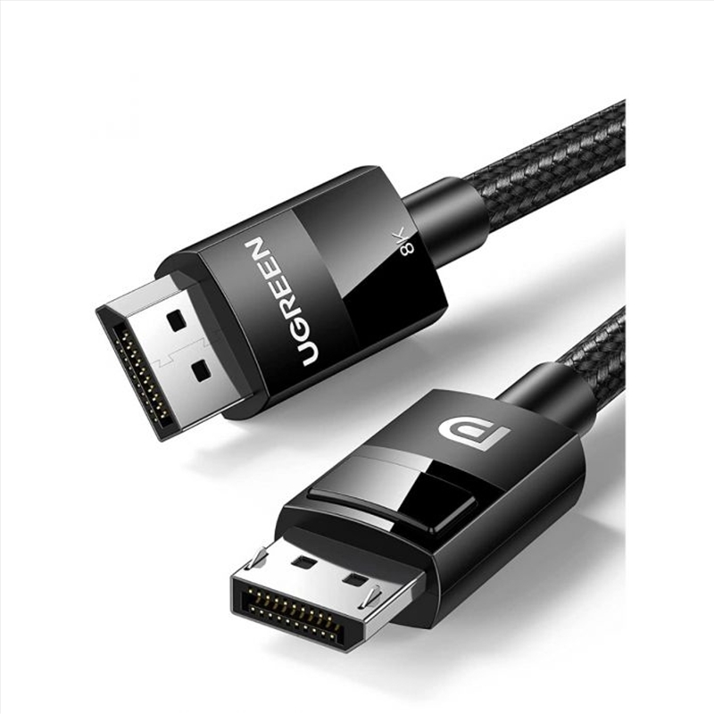 UGREEN 80394 DP V1.4 Male to Male Plastic Case Braided Cable 5M/Product Detail/Cables