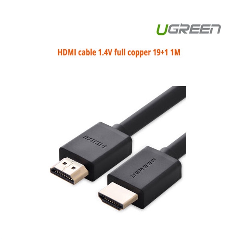 UGREEN 1.4V full copper 19+1 HDMI cable 1M (10106)/Product Detail/Cables