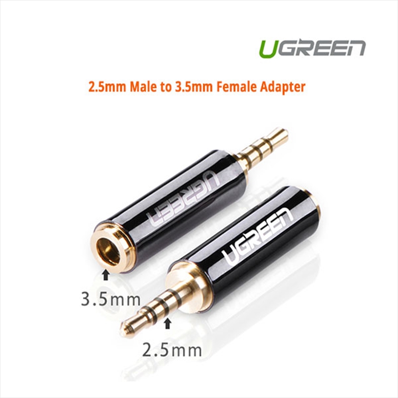 UGREEN 2.5mm Male to 3.5mm Female Adapter (20501)/Product Detail/Electronics