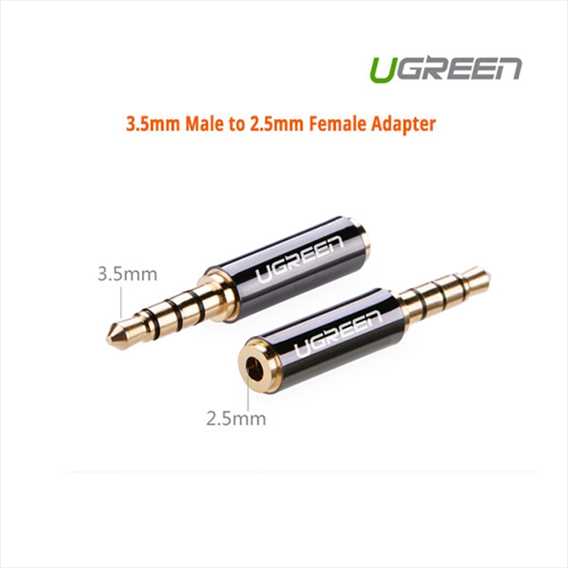 UGREEN 3.5mm Male to 2.5mm Female Adapter (20502)/Product Detail/Electronics