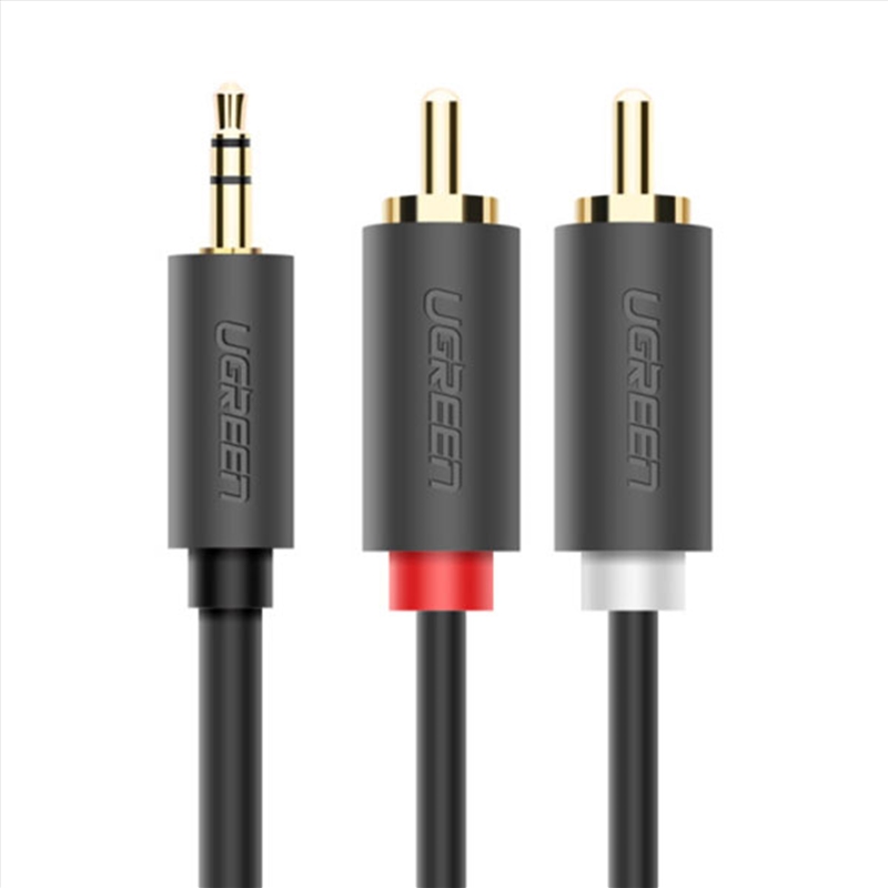 UGREEN 3.5mm male to 2RCA male cable 3M (10512)/Product Detail/Cables