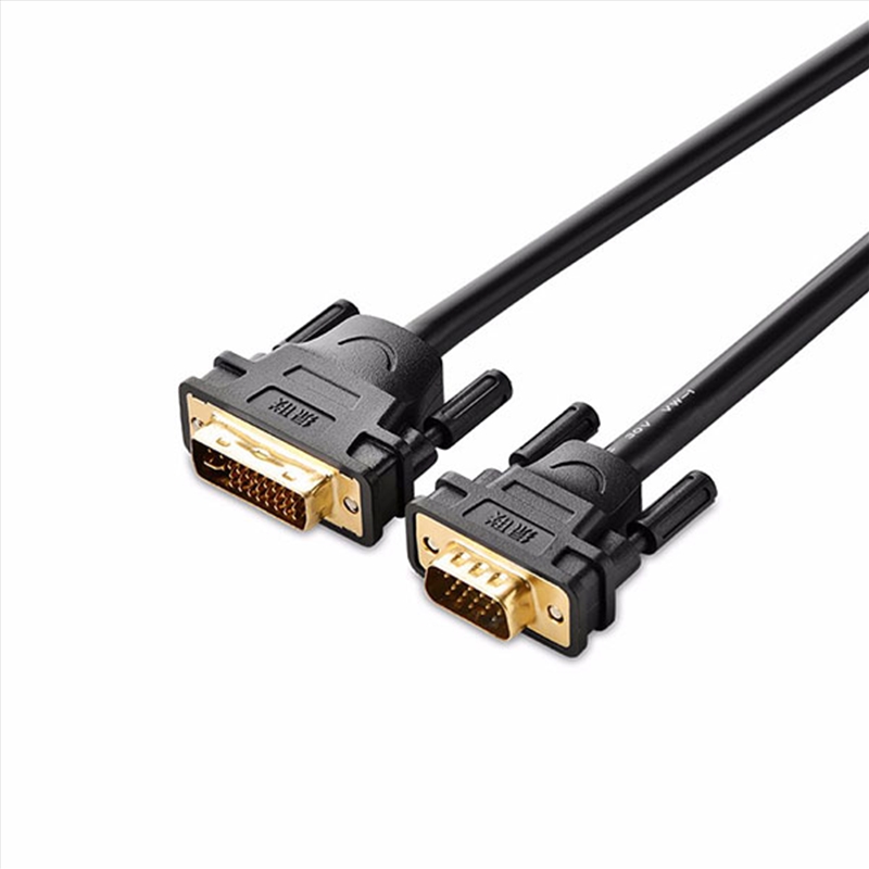 UGREEN DVI (24+5) Male to VGA male Cable - Black 1.5M (11617)/Product Detail/Cables