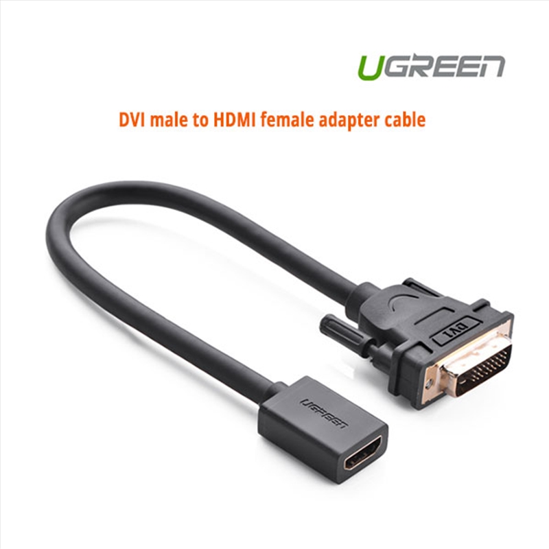 UGREEN DVI male to HDMI female adapter cable (20118)/Product Detail/Cables