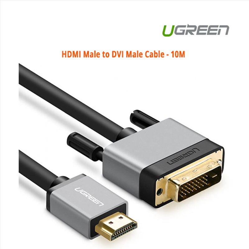 UGREEN HDMI Male to DVI Male Cable 10M (20891)/Product Detail/Cables