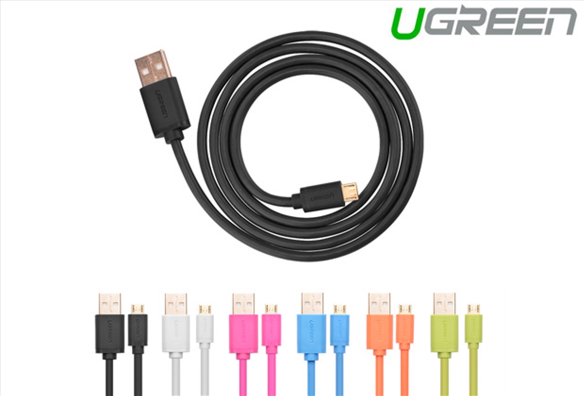 UGREEN Micro USB Male to USB Male cable Gold-Plated - White 2M (10850)/Product Detail/Cables