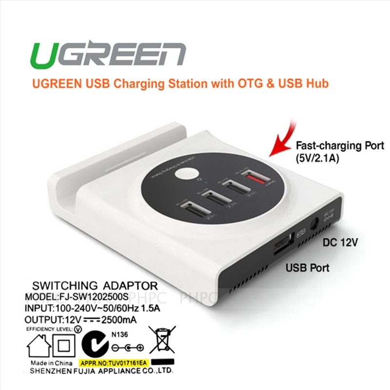 UGREEN Multifunction USB Charging Station with OTG USB Hub (20352)/Product Detail/Electronics