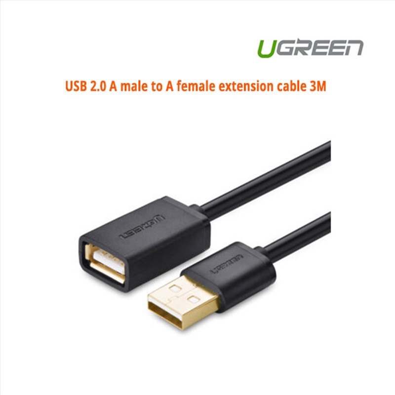 UGREEN USB 2.0 A male to A female extension cable 3M (10317)/Product Detail/Cables