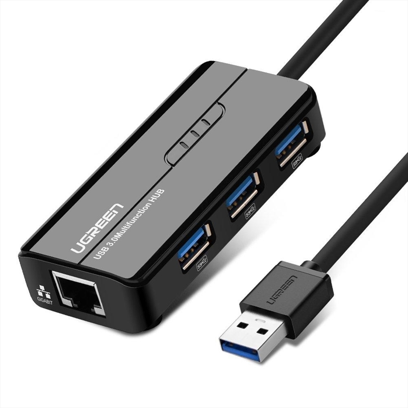 UGREEN USB 3.0 Hub with Gigabit Ethernet Adapter (20265)/Product Detail/Electronics