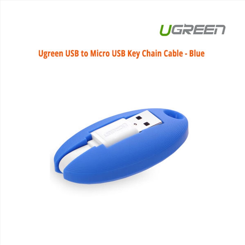 UGREEN USB to Micro USB Key Chain Cable - Blue (30309)/Product Detail/Cables