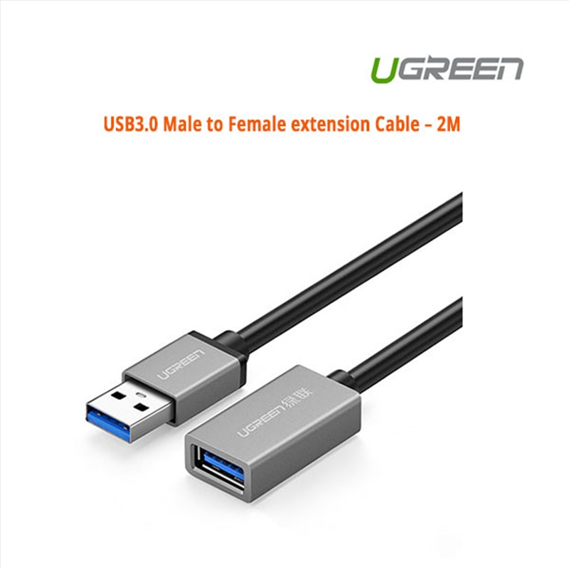 UGREEN USB3.0 Male to Female extension Cable 2M (10373)/Product Detail/Cables