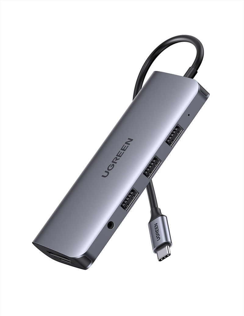 UGREEN USB-C To 3*USB 3.0 A+HDMI+VGA+RJ45 Gigabit+SD/TF+AUX3.5mm+PD Converter Gray with PD 80133/Product Detail/Electronics