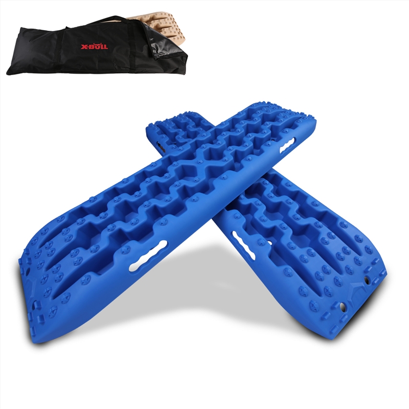 X-BULL Recovery tracks Mud Snow / Sand tracks / Grass 4X4 Caravan 2pcs 4WD Gen 3.0 - Blue/Product Detail/Outdoor