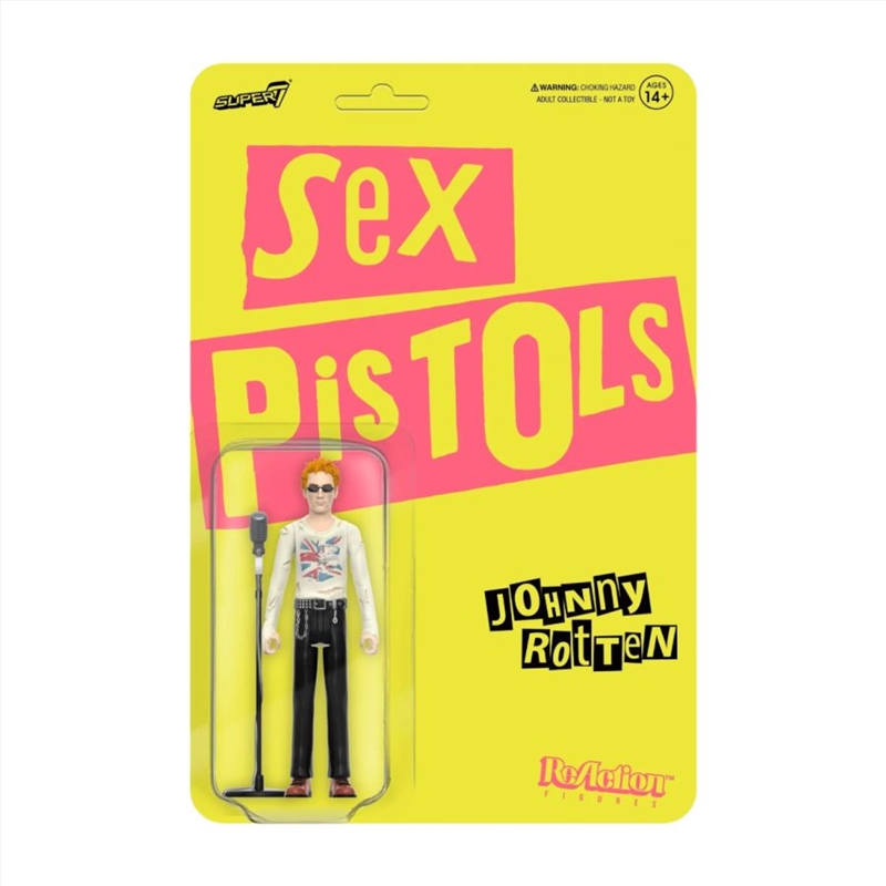 Sex Pistols - Johnny Rotten ReAction 3.75" Action Figure/Product Detail/Figurines