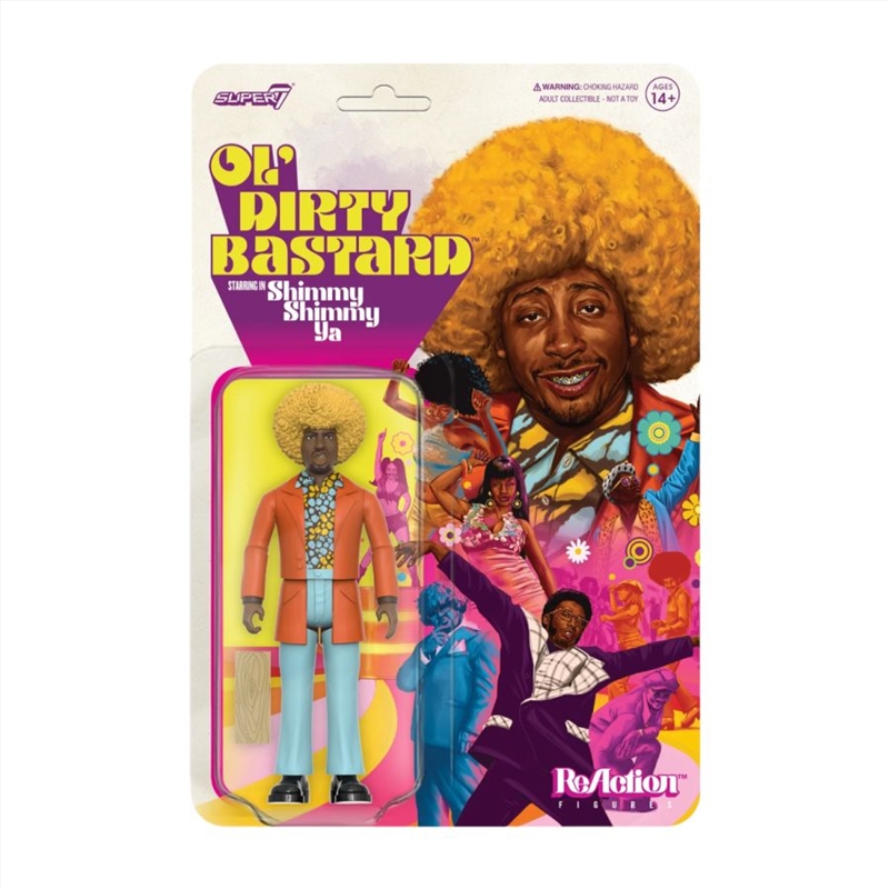 Ol' Dirty Bastard - O.D.B. Shimmy Shimmy Ya ReAction 3.75" Action Figure/Product Detail/Figurines
