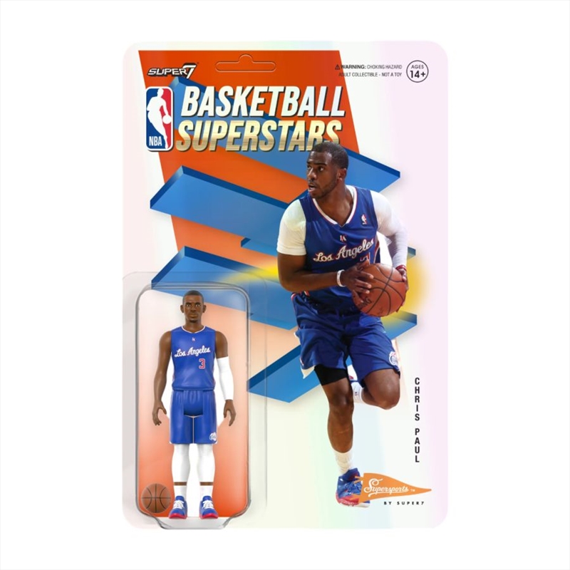 NBA - Chris Paul Los Angeles Clippers Supersports ReAction 3.75" Action Figure/Product Detail/Figurines