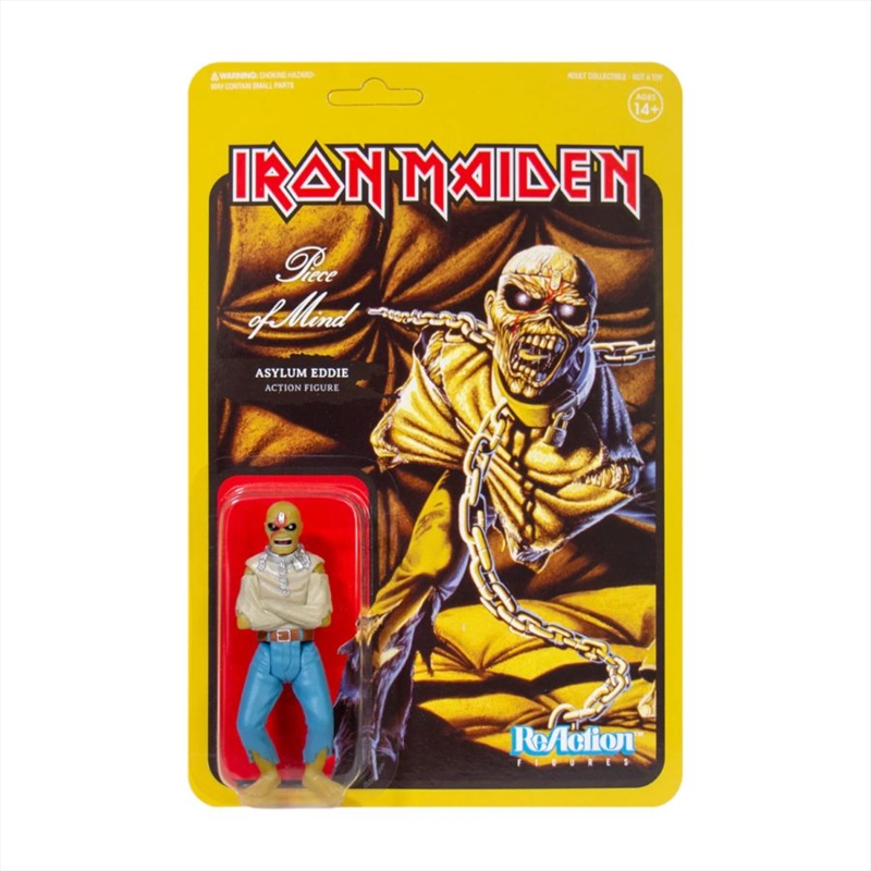 Iron Maiden - Piece of Mind Asylum Eddie ReAction 3.75" Action Figure/Product Detail/Figurines