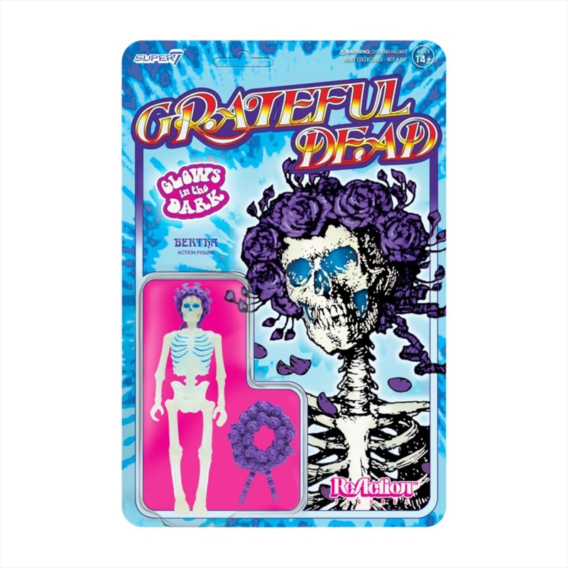 Grateful Dead - Bertha Glow in the Dark ReAction 3.75" Action Figure/Product Detail/Figurines