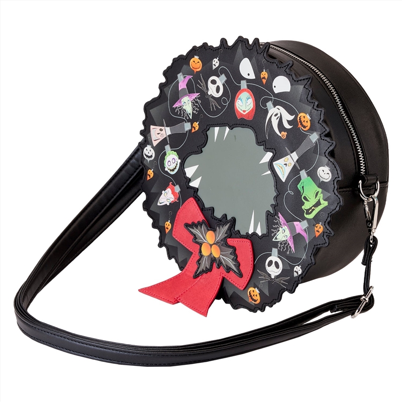 Loungefly Nightmare Before Christmas - Wreath String Lights Glow Crossbody/Product Detail/Bags