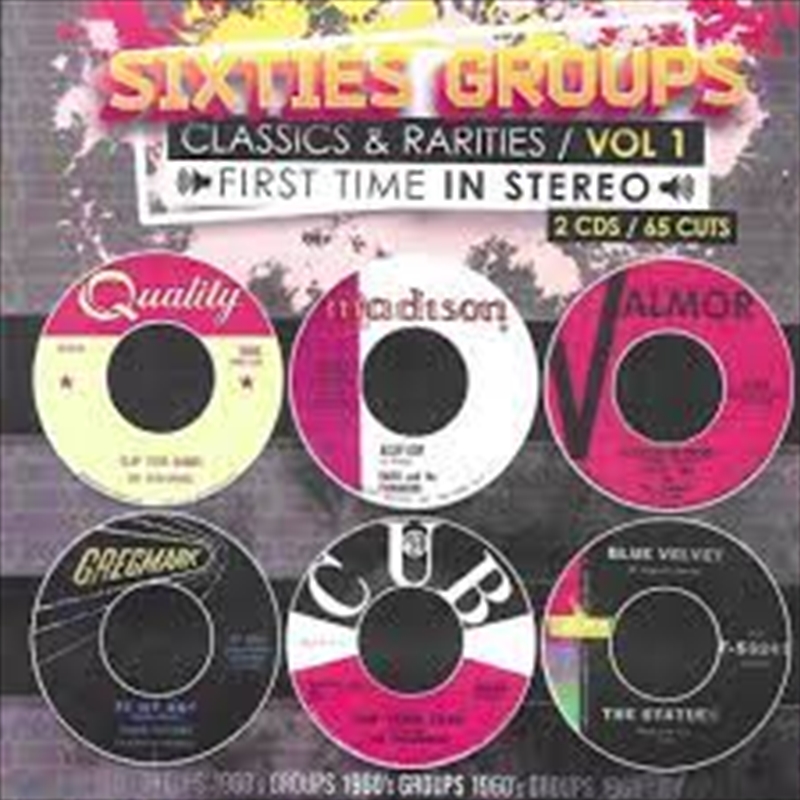 Sixties Groups Classics & Rarities Vol 1/Product Detail/Rock/Pop