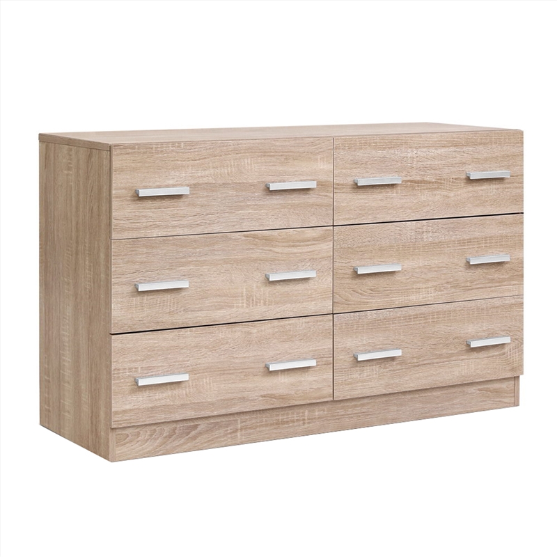Artiss 6 Chest of Drawers Cabinet Dresser Table Tallboy Lowboy Storage Wood/Product Detail/Homewares