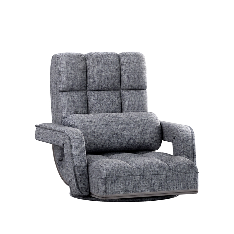 Artiss Floor Sofa Bed Lounge Chair Recliner Chaise Chair Swivel Grey/Product Detail/Homewares