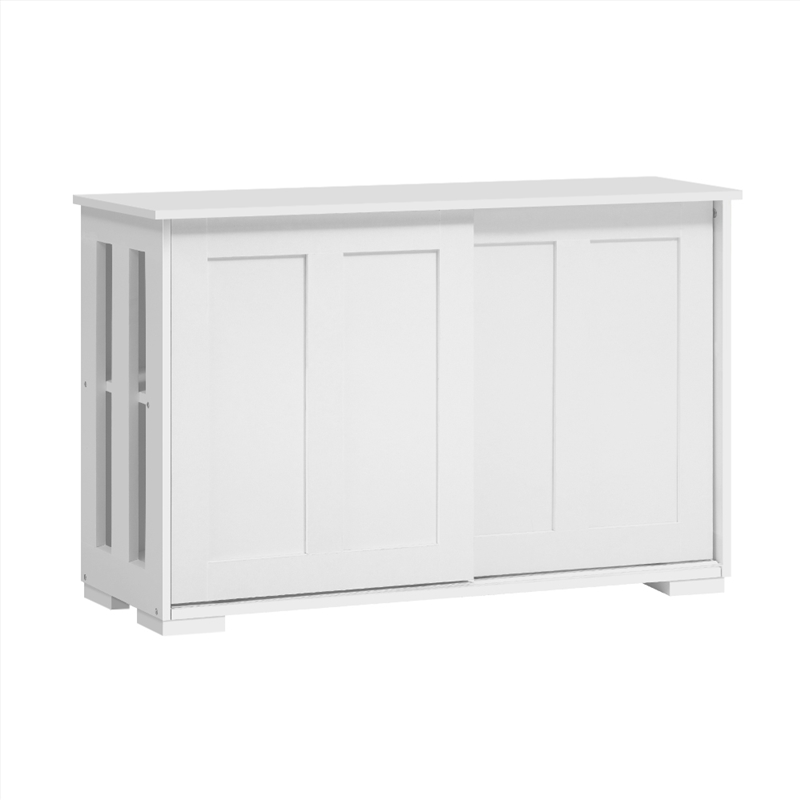 Artiss Buffet Sideboard Cabinet White Doors Storage Shelf Cupboard Hallway Table White/Product Detail/Homewares
