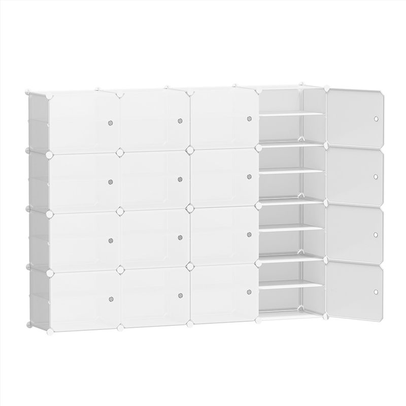 Artiss DIY Shoe Cabinet Shoe Box White Storage Cube Portable Organiser Stand/Product Detail/Homewares