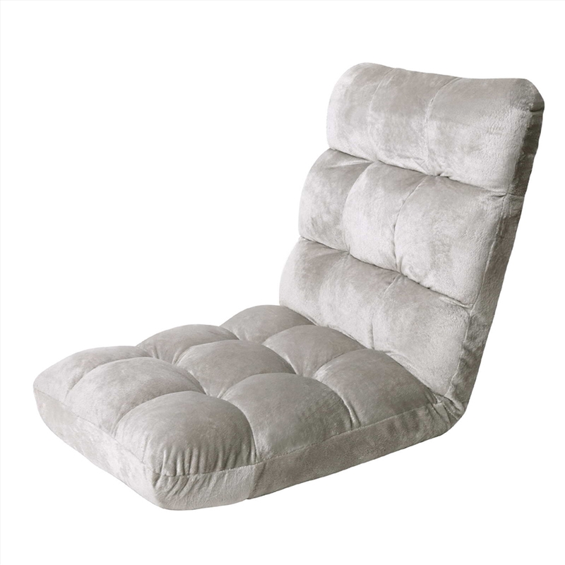 Artiss Lounge Sofa Floor Recliner Futon Chaise Folding Couch Grey/Product Detail/Homewares