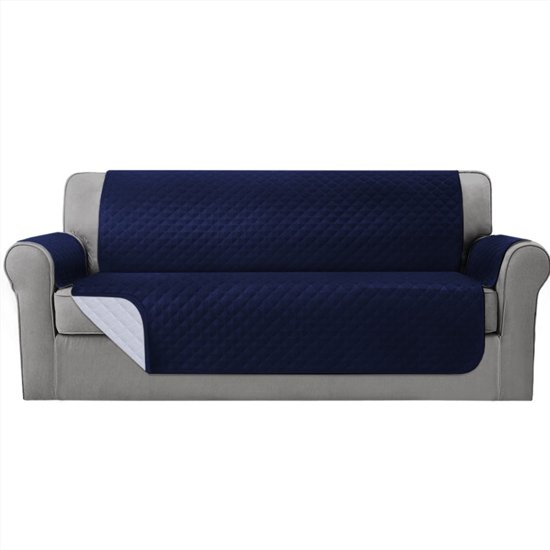 Artiss Sofa Cover Quilted Couch Covers 100% Water Resistant 4 Seater Navy/Product Detail/Homewares