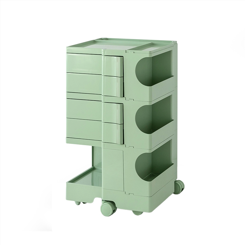 ArtissIn Bedside Table Side Tables Nightstand Organizer Replica Boby Trolley 5Tier Green/Product Detail/Homewares